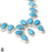 Morenci Turquoise Squash Blossom Statement Necklace BN73