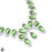 Prasiolite Green Amethyst Squash Blossom Statement Necklace BN52