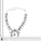 Merlinite Dendritic Opal Squash Blossom Statement Necklace BN60