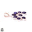 Ceylon Sapphire Native Squash Blossom Pendant & 3MM Italian Chain P10106