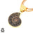Ammonite 24K Gold Plated Pendant  GPH674