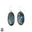 Pyritized Apatite 925 SOLID Sterling Silver Hook Dangle Earrings E379