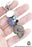 Ammonite Opal Garnet Blue Topaz 925 Sterling Silver Pendant 4mm Snake Chain P965