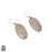 Howlite 925 SOLID Sterling Silver Hook Dangle Earrings E372