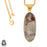 Crazy Lace Agate 24K Gold Plated Pendant  GPH1249