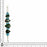 Azurite Malachite Cuprite Necklace Bracelet SET942