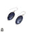 Canadian Sodalite 925 SOLID Sterling Silver Hook Dangle Earrings E330
