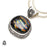 Dichroic Glass Murano Glass Pendant & Chain  V303