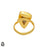 Size 10.5 - Size 12 Ring Montana Agate 24K Gold Plated Ring GPR87