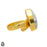 Size 8.5 - Size 10 Ring Scheelite 24K Gold Plated Ring GPR146