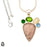 Stick Agate Ethiopian Opal Pendant & Chain  P7017