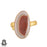 Size 9.5 - Size 11 Ring Imperial Jasper 24K Gold Plated Ring GPR1034