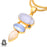 Blue Lace Agate 24K Gold Plated Pendant  GP85