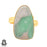 Size 9.5 - Size 11 Ring Variscite 24K Gold Plated Ring GPR717