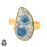Size 9.5 - Size 11 Ring K2 Jasper Afghanite 24K Gold Plated Ring GPR765