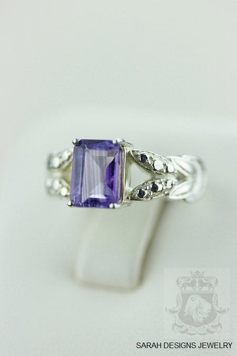 Size 4.5 Amethyst Sterling Silver Ring R585