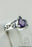 Size 5 Amethyst Sterling Silver Ring R776