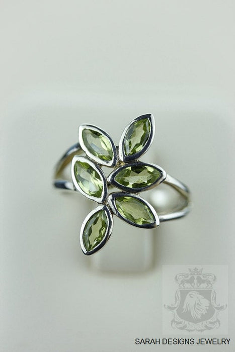 Size 5.5 Peridot Sterling Silver Ring r853