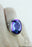 Size 5.5 Drusy Sterling Silver Ring r1134