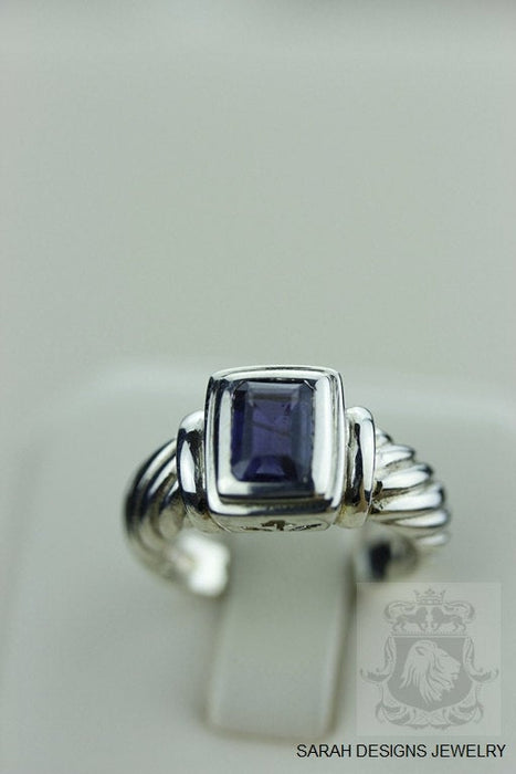 Size 5.5 Iolite Sterling Silver Ring r1207