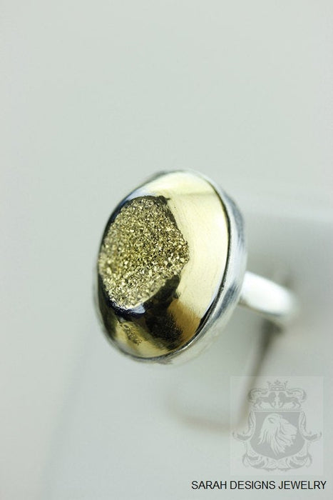 Size 5 Drusy Sterling Silver Ring R1388