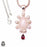 Moonstone Pearl Pendant & 3MM Italian Chain P10017