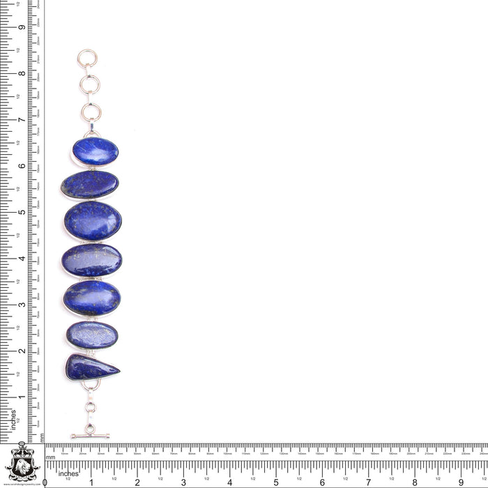 Grab This One! Lapis Lazuli Genuine Gemstone Bracelet B4570