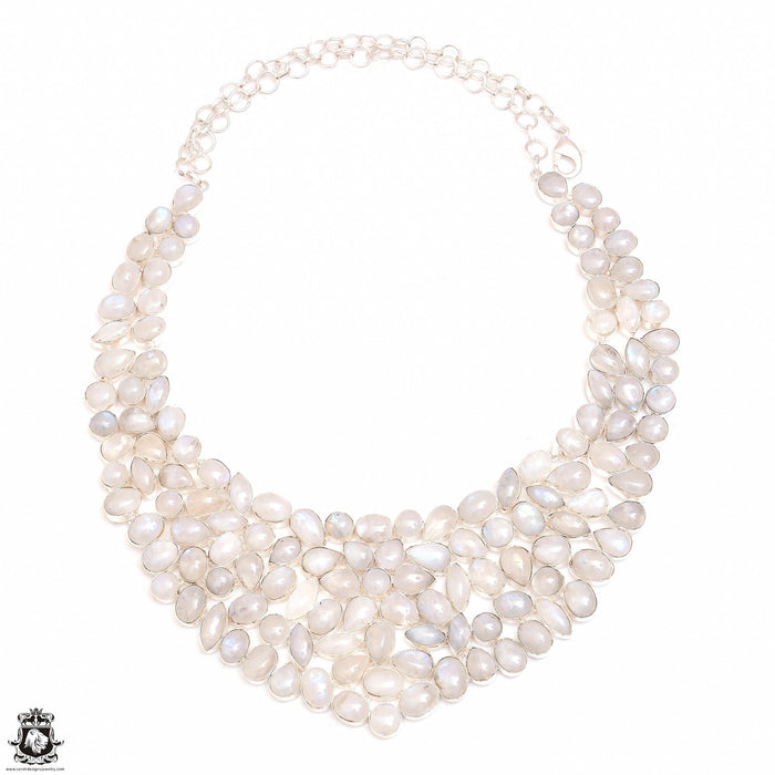 Flawless! Moonstone Statement Necklace BNC34