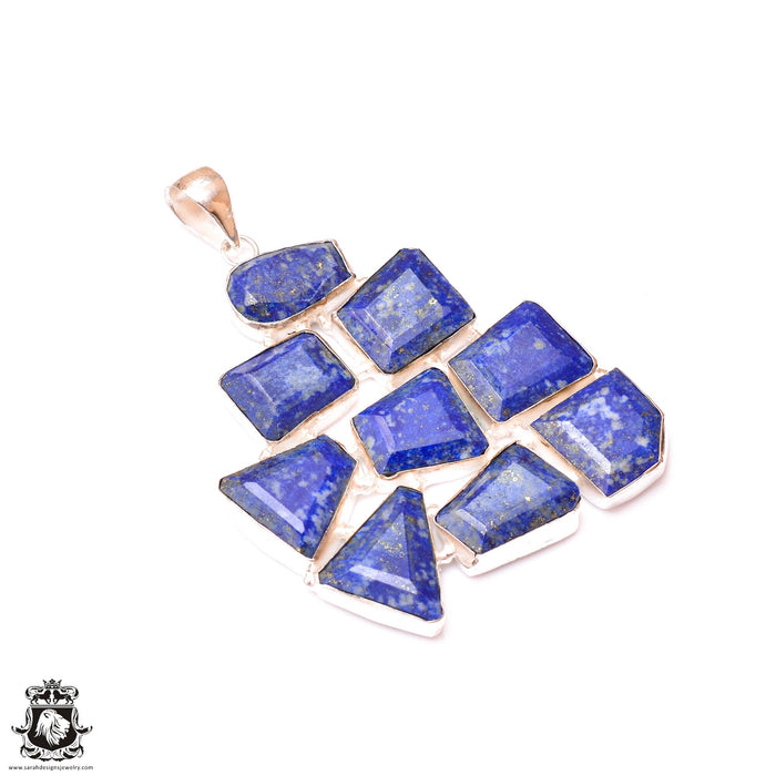 Lapis Lazuli Pendant & 3MM Italian Chain P9656