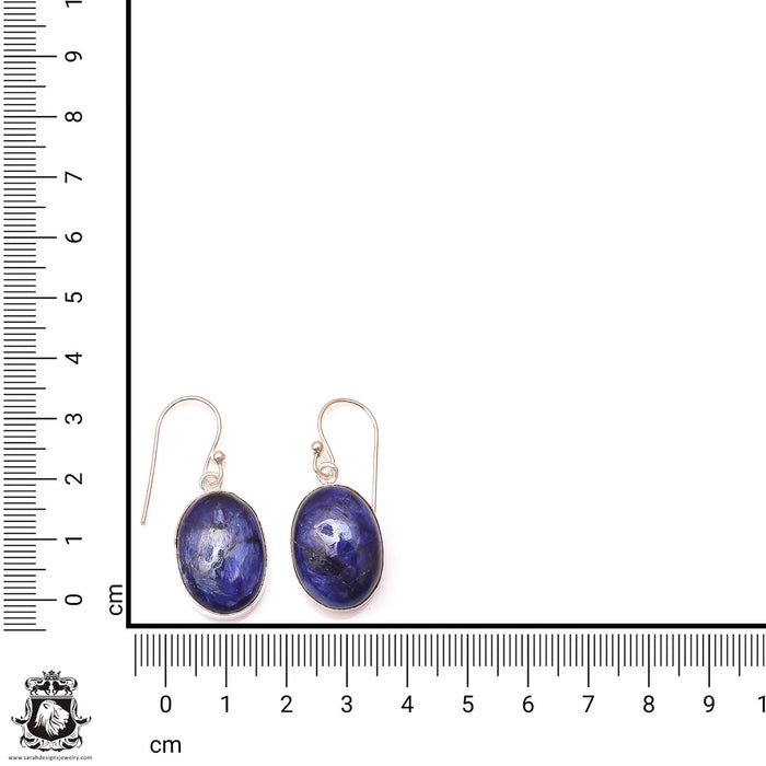Sapphire Dangle & Drop Earrings 925 Solid (Nickel Free) Sterling Silver Earrings WHOLESALE price / Made in Canada Minimalist Earrings ER12