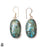 Morenci Turquoise Moonstone Lapis Silver Earrings Bracelet Necklace Set SET1172