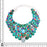 SHOWSTOPPER! Number 8 Turquoise Coral Genuine Gemstone Necklace BNC23