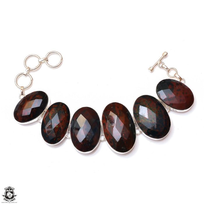 Pure Red! Ceylon Ruby Genuine Gemstone Silver Bracelet B4623 — Sarah  Designs Jewelry
