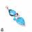 Morenci Turquoise Pendant & 3MM Italian Chain P9994