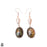 Labradorite Moonstone Larimar Silver Earrings Bracelet Necklace Set SET1229