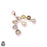 Australian Prehnite Native Squash Blossom Pendant & 3MM Italian Chain P10098