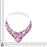 Sugilite Purpurite Amethyst Silver Earrings Bracelet Necklace Set SET1227