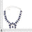 Canadian Sodalite Squash Blossom Statement Necklace BN58