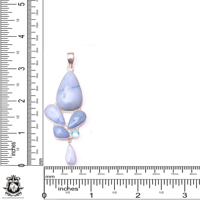 Owyhee Opal Pendant & 3MM Italian Chain P9853