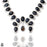 Russian Pietersite Squash Blossom Statement Necklace BN4