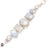 Rainbow Moonstone Genuine Gemstone Bracelet B4523