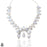 Rainbow Moonstone Squash Blossom Statement Necklace BN50