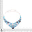 Moonstone Labradorite Larimar Silver Earrings Bracelet Necklace Set SET1194