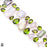 Kammererite Moonstone Peridot Silver Earrings Bracelet Necklace Set SET1196