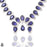 Brazilian Amethyst Squash Blossom Statement Necklace BN29