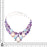Stalactite Larimar Amethyst Silver Earrings Bracelet Necklace Set SET1192