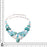 Number 8 Turquoise Nugget Moonstone Blue Topaz Silver Earrings Bracelet Necklace Set SET1168