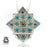 Collector Masterpiece! 5 Inch Antique Silver Turquoise Coral Tibetan Star Ghau Amulet Prayer Box Pendant Np36