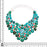 All the Right Vibes! Number 8 & Kingman Turquoise Combo Genuine Gemstone Necklace BNC20