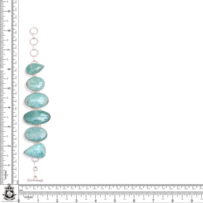 Colorado Mined Amazonite Genuine Gemstone Bracelet B4533